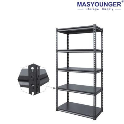 Steel Structural Metal Light Duty Goods Rack Five Layers Shelves