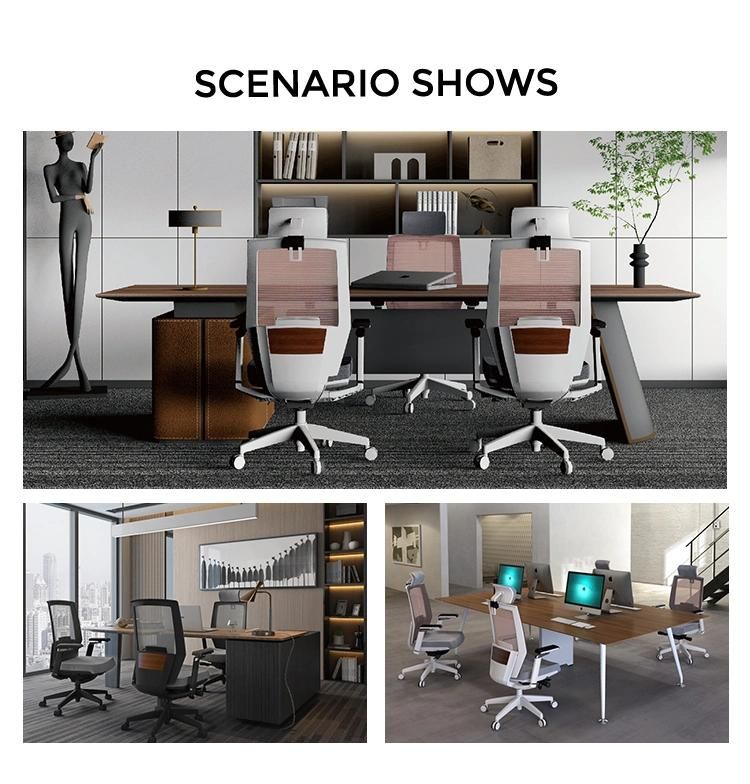 Factory Direct Sale Desk Office Furniture Swivel Mesh Ergonomic Staff Chair