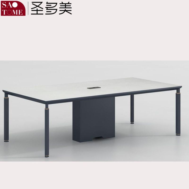 Modern Minimalist Square Negotiating Table Conference Table