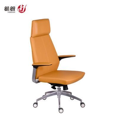High Back Staff Chair PU Leather Ergonomic Computer Racing Chair