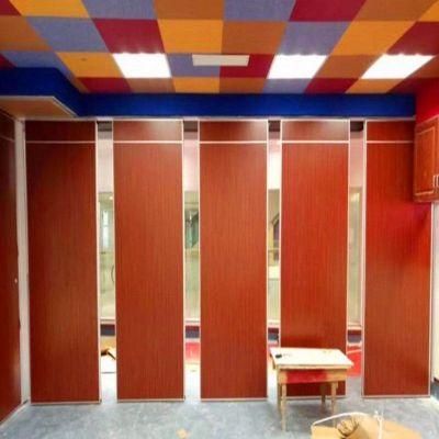 Aluminium Door Track System Acoustic Partition Wall / Sliding Movable Partition Wall Systems