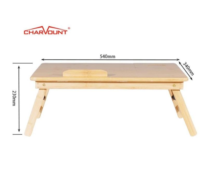 Portable Laptop Desk Bamboo Folding Lab Desk