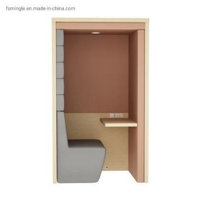 Single Type Wooden Open Office Work Pods