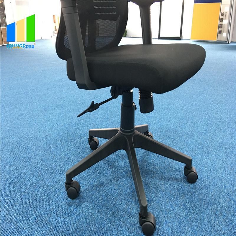 Black Ergonomic Office Chair with Arms Manufacturer for Call Center