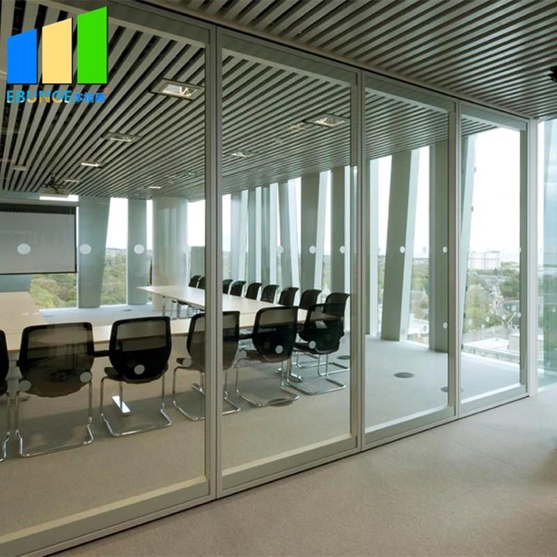Tempered Glass Divider Hotel Foldable Partition