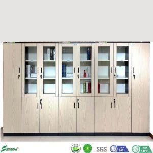 Hot Sale Office Furniture Modular Wooden Filing Cabinet with Glass Door