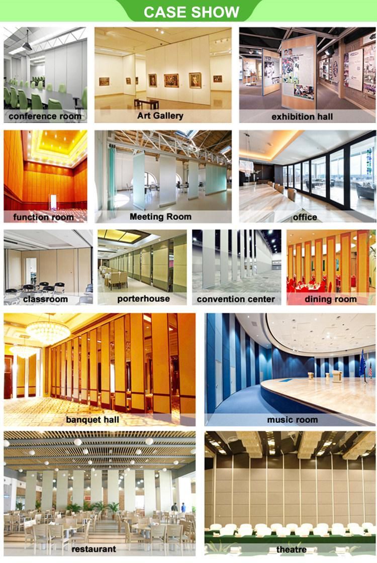 Sliding Folding Partition Wall Interior Room Dividers for Turkey Restaurant