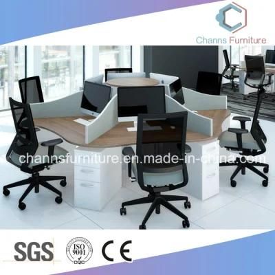 Modern Furniture Cross Computer Desk Office Table Workstation with Partition