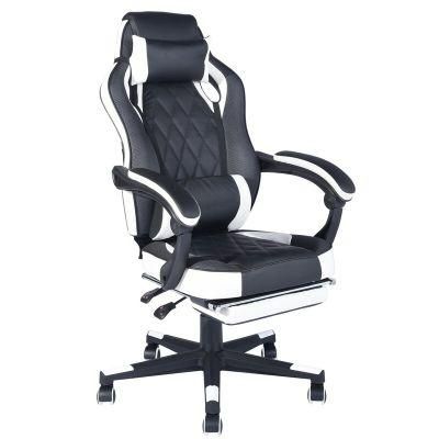 Soft Headrest Backrest Swivel Adjustable Gaming Chairs with Footrest