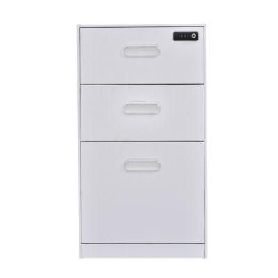 3 Drawers Metal File Storage Cabinet Under Desk