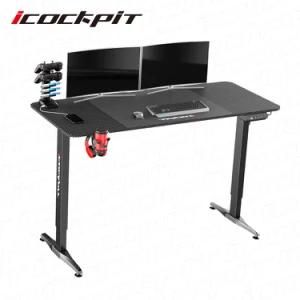 Icockpit Gaming Desk Adjustable Height Sit Stand Electric Adjustable Desk Computer Desk Gaming