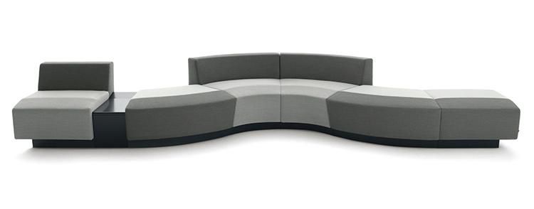 Hotel Type Public Bench Seating for Hotel Lobby Room for Waiting Area with Round Shape