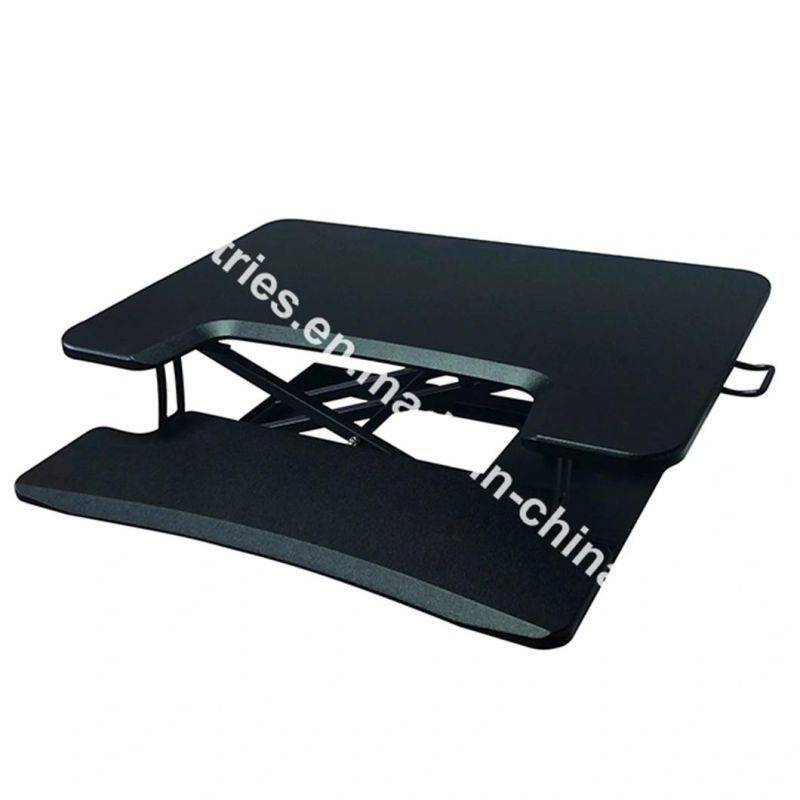 Small Ergonomic Folding Sit to Stand Office Desk for Desktop
