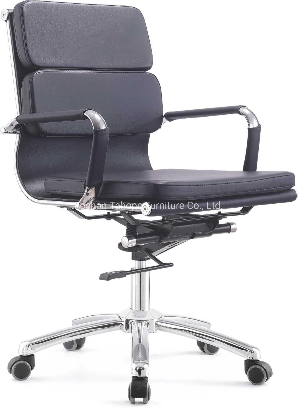 Promotion Office Furniture Ergonomic Design Manager Executive Leather Chair Swivel or Normal Style
