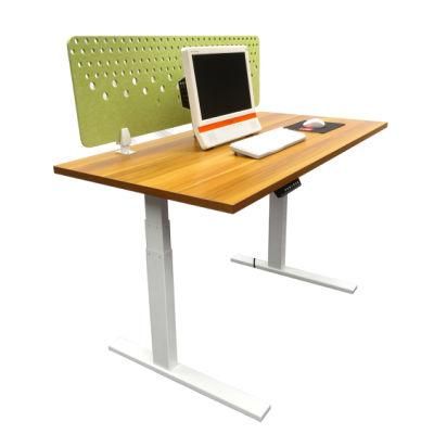 Auto Electric Mechanism Sit and Standing up Height Adjustable Office Workstation Table Computer Desk