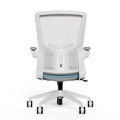 Middle Back Medical Swivel Staff Office Desk Mesh Chair for Computer