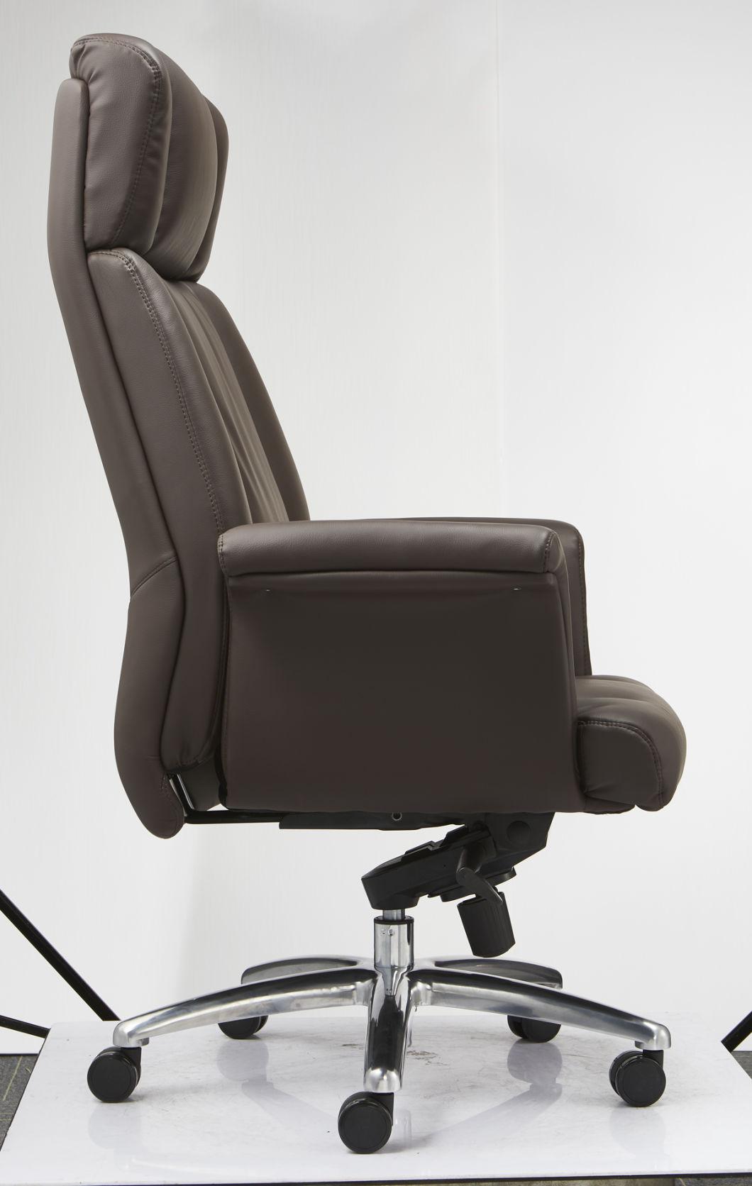 Modern Ergonomic Adjustable High Swivel Computer Visitor PU Boss Executive Leather Office Chair