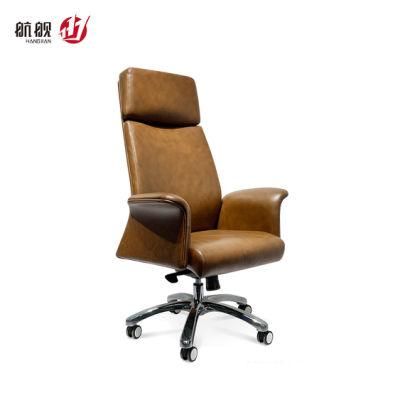Leather Office Chair /Executive Chair with Headrest/Ergonomic Swivel Chair