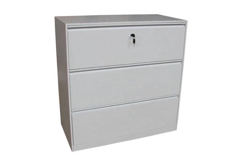 Modern Furniture Storage Metal Lateral 3 Drawers Cabinet