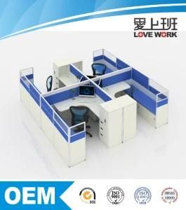 4 Persons Customized Modern Office Workstation