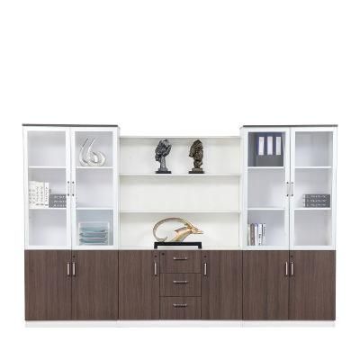 Big Boss Room Storage Bookshelf System Aluminum Glass Door File Filing Cabinet with Wardrobe Shelves