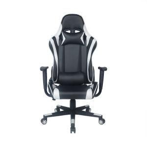Racer Sport Gaming Chair with Lumbar Support Furniture White Gamer Chair