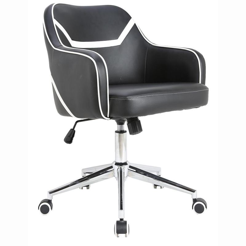 Li&Sung High Quality Modern Black Leather Office Chair