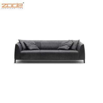 Zode Modern Home/Living Room/Office Furniture Customizable Corner Combination Customized Genuine Leather Sofa