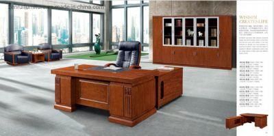 Antique Wood Office Manager Desk Furniture Classic Design MDF Office Desk