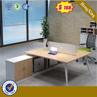 Modern Office Furniture L Shape Wooden Workstation Standing Desk