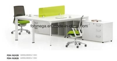 L Shape Modular Workstation with Side Cabinet