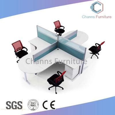 Modern Furniture Wooden Computer Desk Cross Workstation (CAS-W31436)
