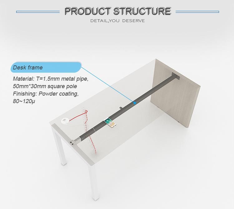 Simple Wholesale Standard Size Modern Veneer Furniture Wood Tables Desk Office for Home Office