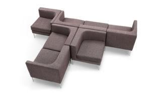 Freely Matched Fancy Furniture Couch Living Room Furniture Fabric Single Seat Sofa