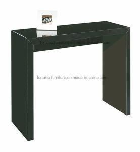 Wooden UV High Gloss Black Console Table (603B)