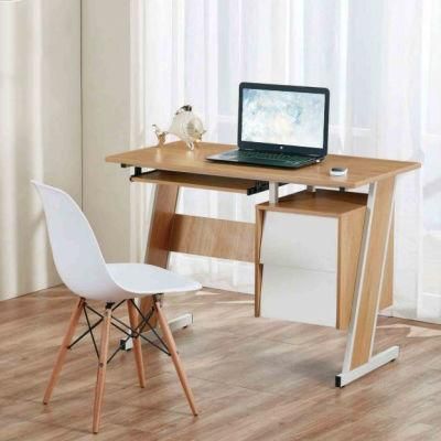 Home Office Furniture Laptop Steel Support Wooden Computer Standing Desk Workstation Wholesale