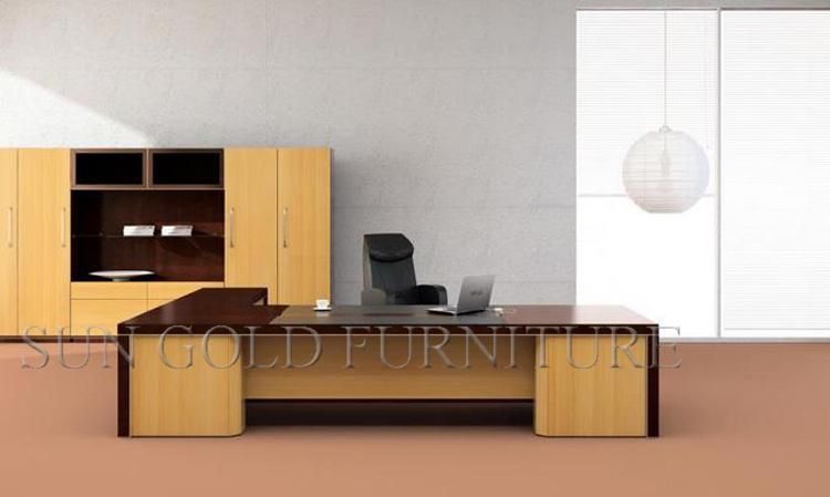 Luxury L Shape Modern Wooden Executive Manager Office Desk on Sale (SZ-OD157)