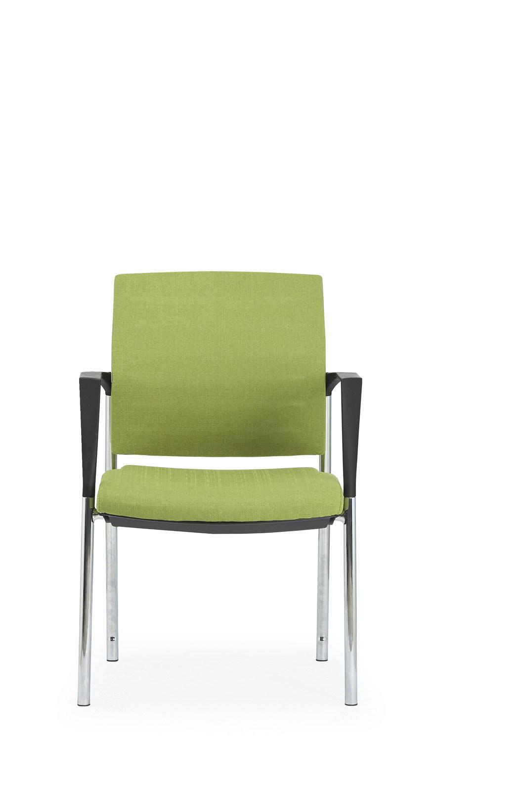 Stackable Plastic Meeting Task Study Dining Vistor Home Office Training Chair with Armrests