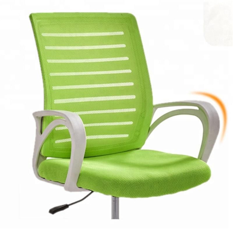 Swivel Adjustable Comfortable Nylon Armrest MID-Back Black Color Ergonomic Office Mesh Chairs