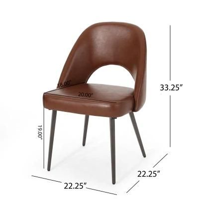 Home Furniture Dining Chair PU Leather Dining Chair