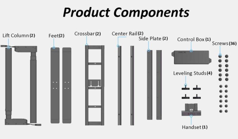 Wholesale Ergonomic Electric Standing Desk Frame