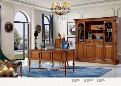 Practical American Style Wooden Home Study Room Office Furniture