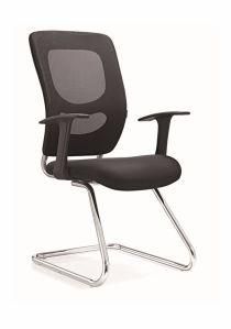 Fashionable Mesh Fabric Visitor Staff Modern Meeting Bow Metal Office Chair
