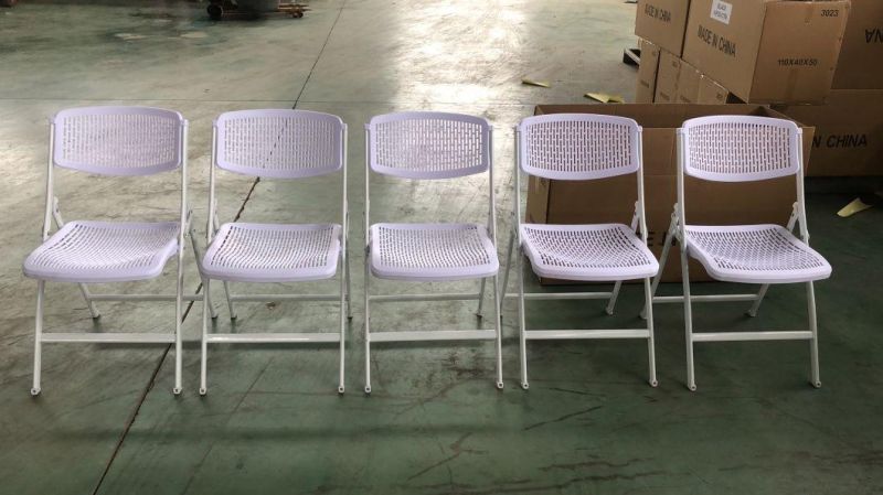 Modern Plastic Mesh Folding Chair for Party Garthering