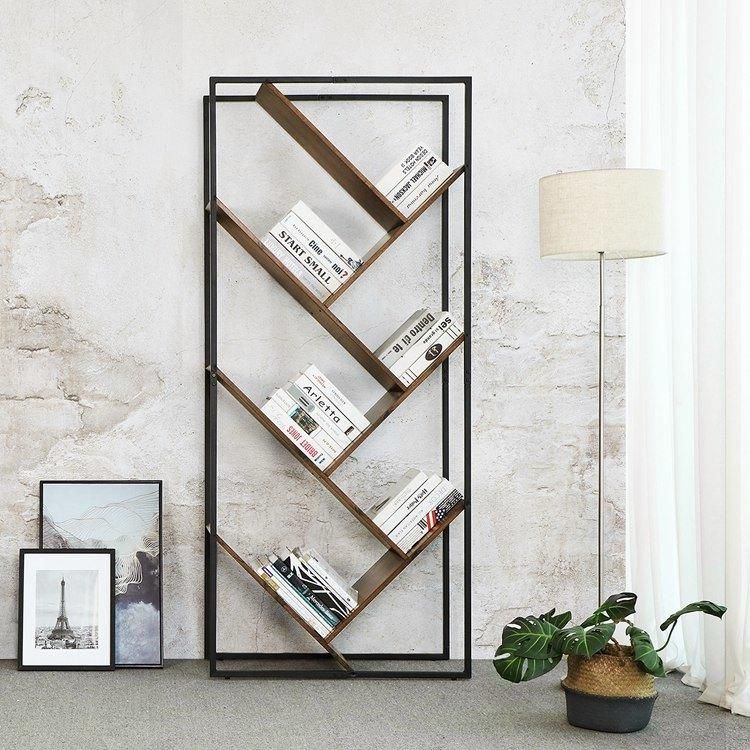 Office Metal Furniture Storage Organzier Shelving Bookcase Display Stand Bookshelf Filing Cabinets Bookcase Display Rack Bookstack Bookcase