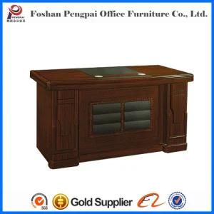 Customized Leather Pattern Office Working Staff Manager Table Desk