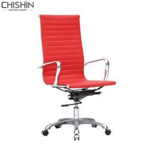 China Products Suppliers Black PU Leather High MID Back Task Chairs