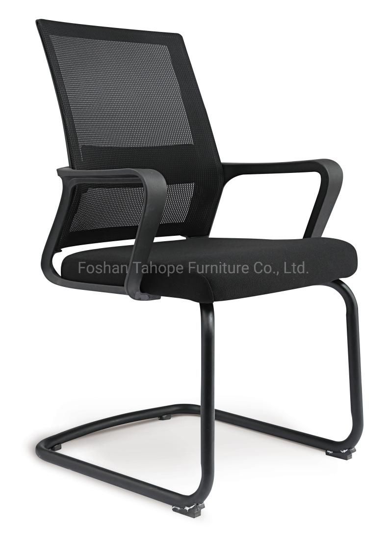 Chinese Factory Plastic Design Green Leisure Adjustable Staff Mesh Fabric Office Chairs Furniture for Wholesale