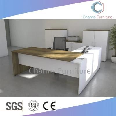 Elegant Design Manager Desk L Shape Office Table with Extension Desk (CAS-D41206)
