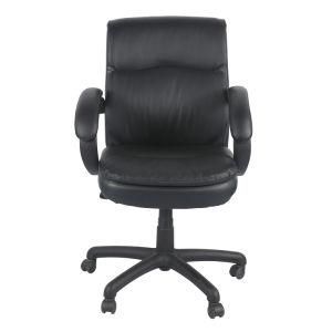 Modern Office Swivel Chair with Bonded Leather Upholstered
